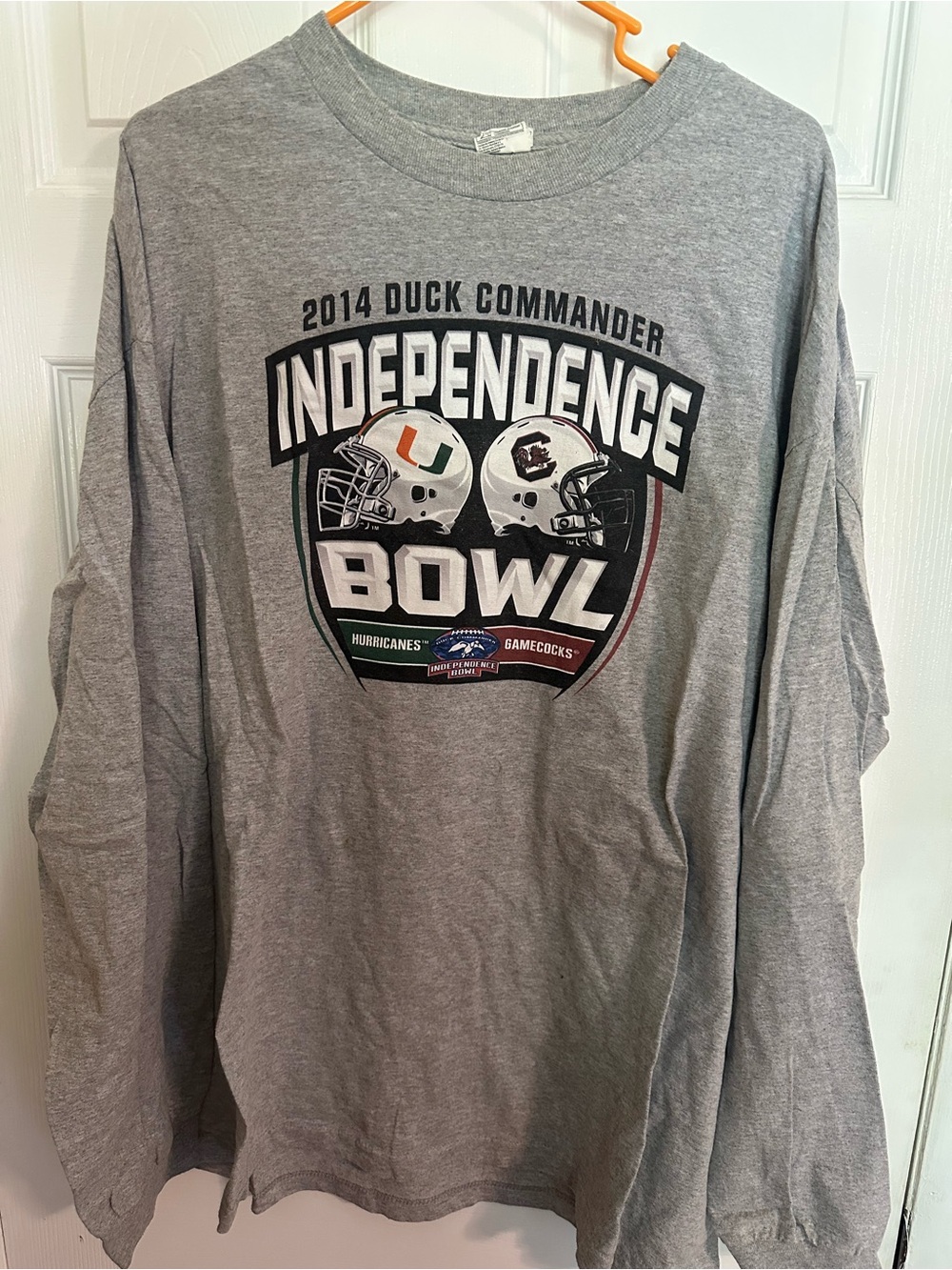 Independence Bowl 2014 Grey Long Sleeve T-Shirt